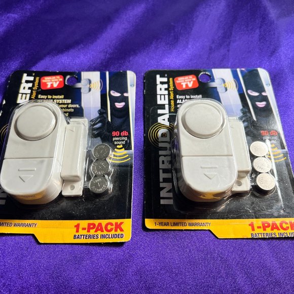 NEW📌Intrud Alert 2 Sensor for Window & Door Alarm Battery Operated one for Free - Picture 1 of 12